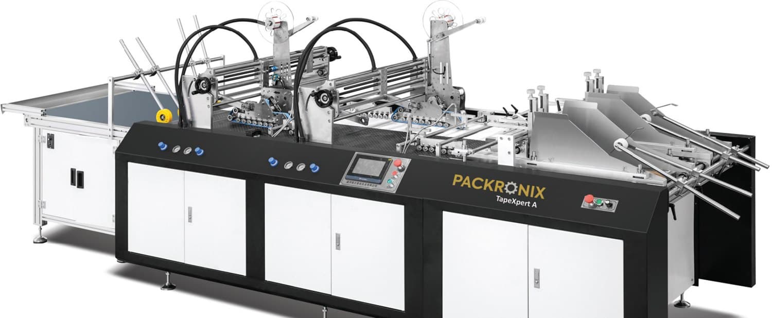 TapeXpert automatic multihead double-sided tape pasting machine